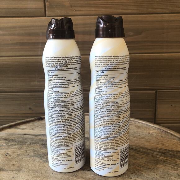 (2) Hawaiian Tropic Weightless Hydration Clear Mist Spray SPF 15 - Exp 11/27 - Picture 3 of 5